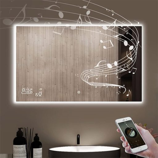 BVF ADELIG okostükör BT hangszóróval 60x60 cm - 200 W