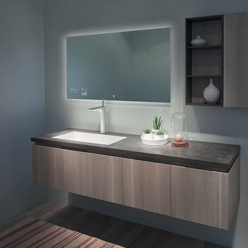 BVF ADELIG okostükör BT hangszóróval 60x60 cm - 200 W