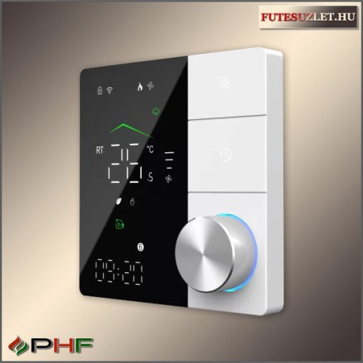BECA ISAURA Smart WiFi szobatermosztát Fekete - Fehér