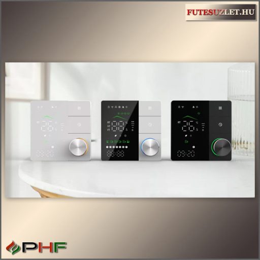 BECA ISAURA Smart WiFi szobatermosztát Fekete - Fehér
