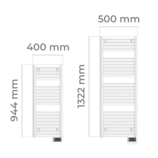 INTUIS NAO törölközőszárító radiátor - 750W 